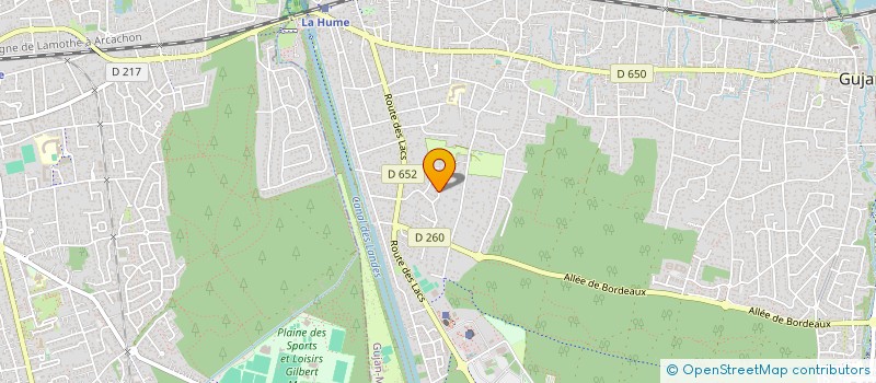 localisation de l'entreprise SCI KORRIGAN  GUJAN-MESTRAS