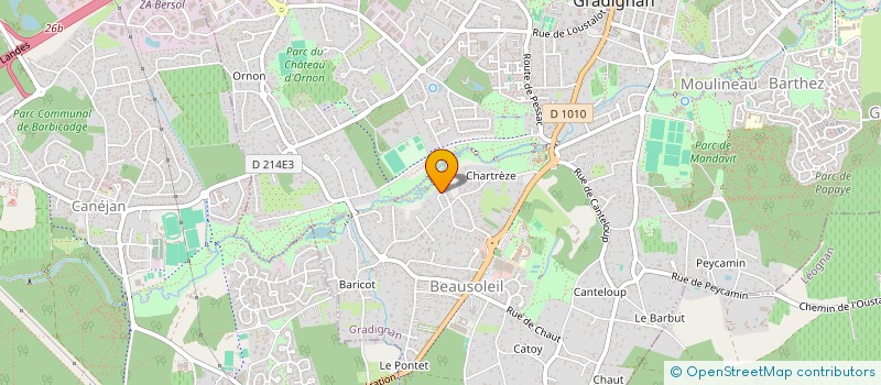 localisation de l'entreprise SCI KORRIGANS  GRADIGNAN