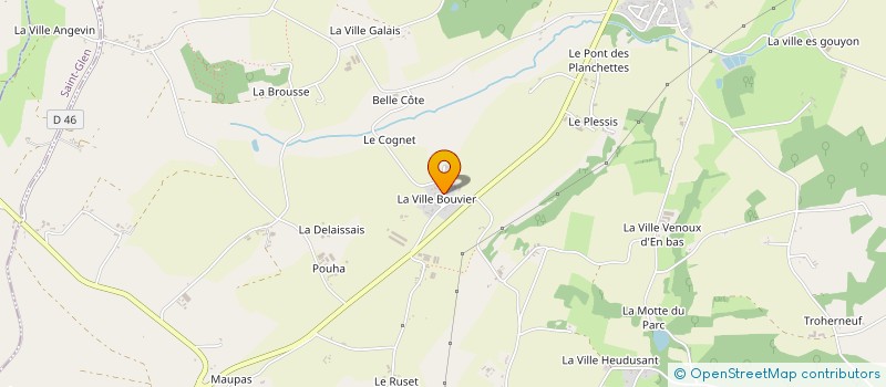 localisation de l'entreprise SCI KORRIGANS DAOU à LE MENE