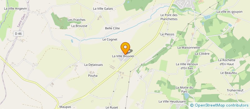 localisation de l'entreprise SCI KORRIGANS TRI à LE MENE