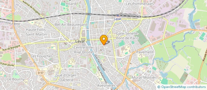 localisation de l'entreprise SCI KOS à LAVAL