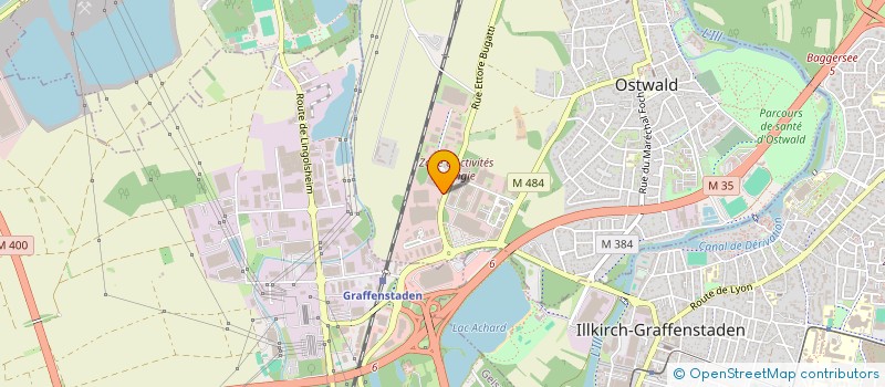 localisation de l'entreprise SCI KOS  OSTWALD