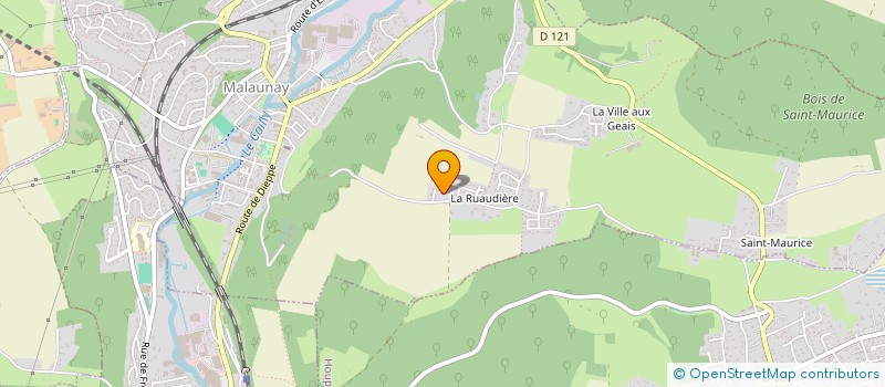 localisation de l'entreprise SCI KOSA  MALAUNAY