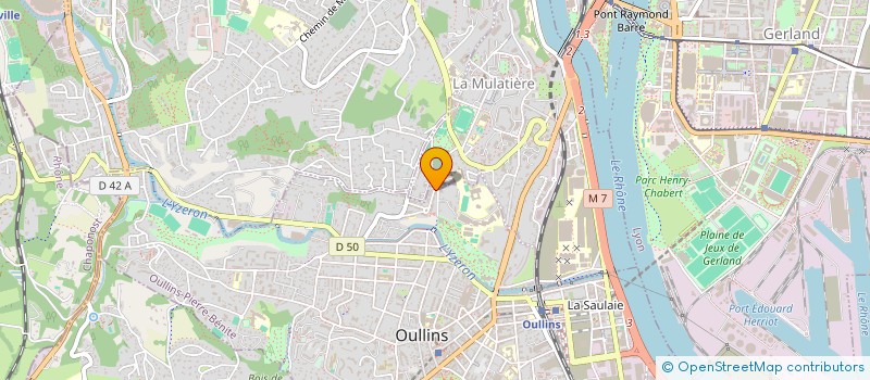 localisation de l'entreprise SCI KOSIS  OULLINS-PIERRE-BENITE