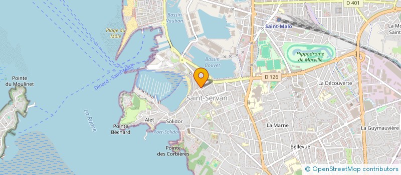 localisation de l'entreprise SCI KOSMOS  SAINT-MALO