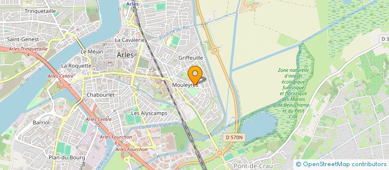 localisation de l'entreprise SCI KOST INVESTISSEMENTS à ARLES