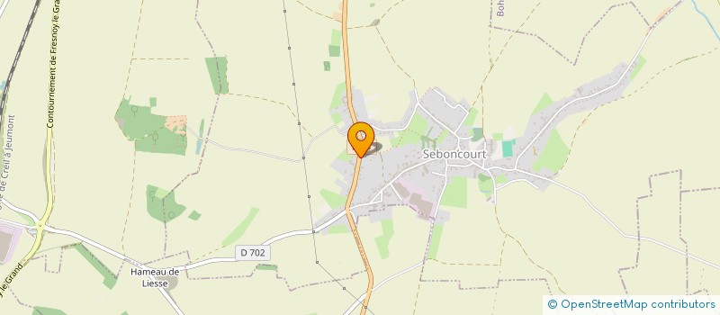 localisation de l'entreprise SCI KOSTE  SEBONCOURT