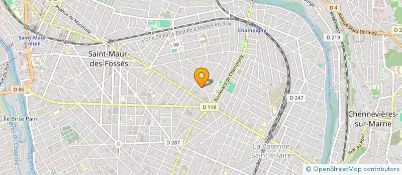 localisation de l'entreprise SCI KOSUCO à SAINT-MAUR-DES-FOSSES