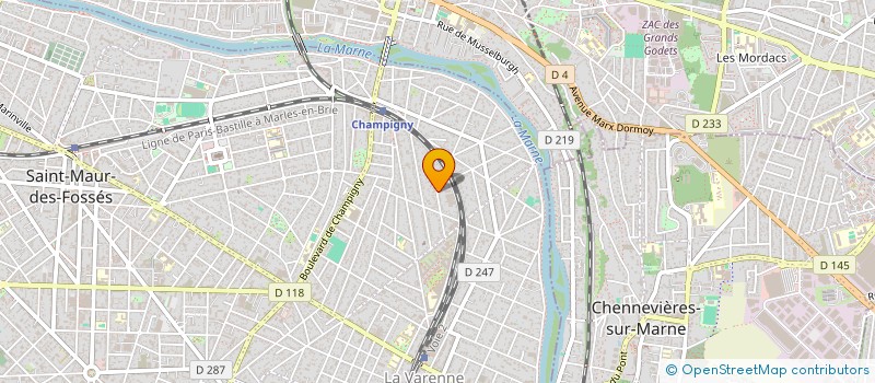 localisation de l'entreprise SCI KOUAKAM à SAINT-MAUR-DES-FOSSES