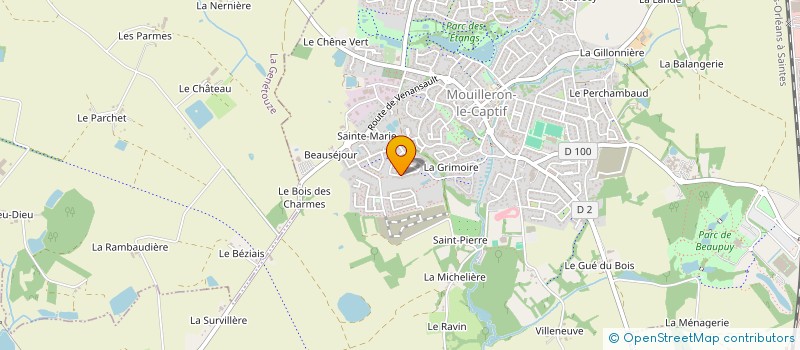 localisation de l'entreprise SCI KOUCH  MOUILLERON-LE-CAPTIF