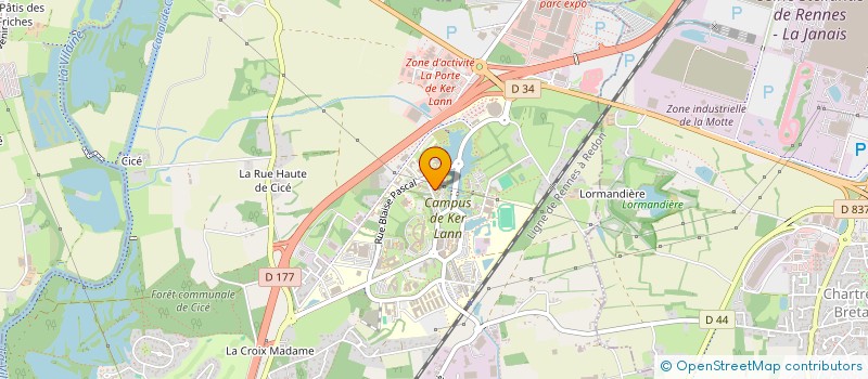 localisation de l'entreprise SCI KOUDE  BRUZ
