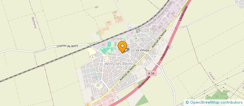localisation de l'entreprise SCI KOUDIN  WITRY-LES-REIMS