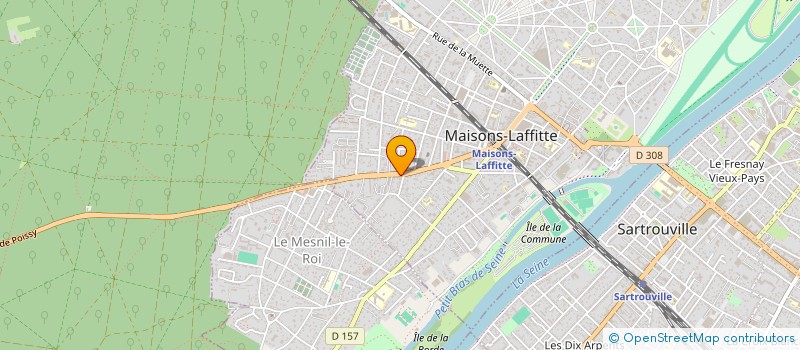localisation de l'entreprise SCI KOUDOU  MAISONS-LAFFITTE