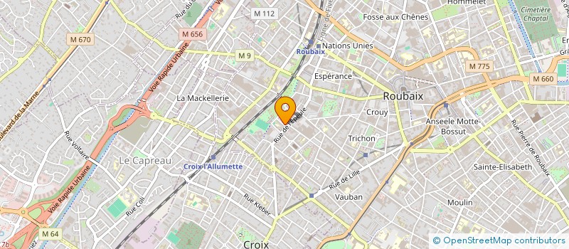 localisation de l'entreprise SCI KOUDRI  ROUBAIX