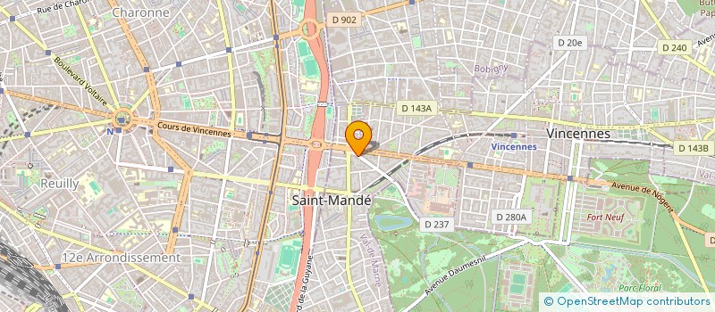 localisation de l'entreprise SCI KOULMEL à SAINT-MANDE