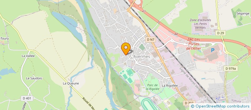 localisation de l'entreprise SCI KOULNAJAC  AVERMES