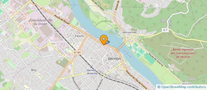 localisation de l'entreprise SCI KOULY  VERNON