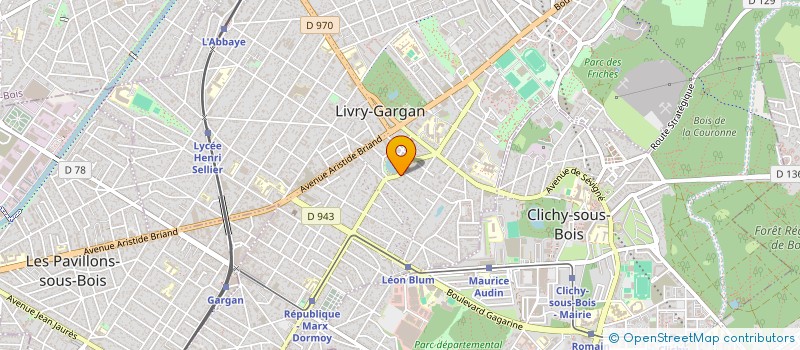 localisation de l'entreprise SCI KOURDI à LIVRY-GARGAN
