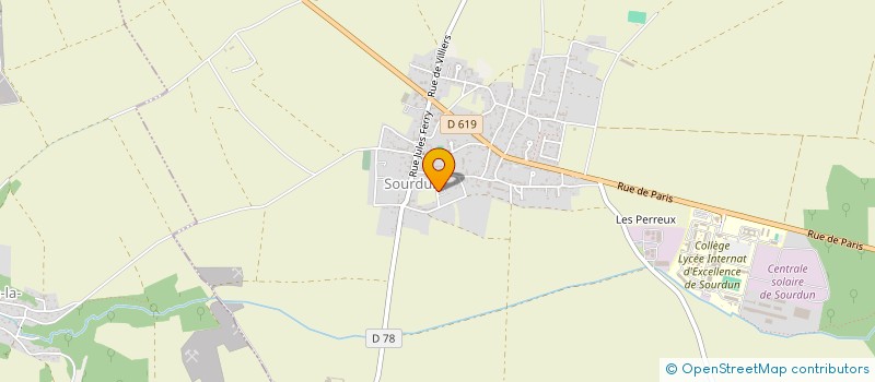 localisation de l'entreprise SCI KOUROUMA  SOURDUN