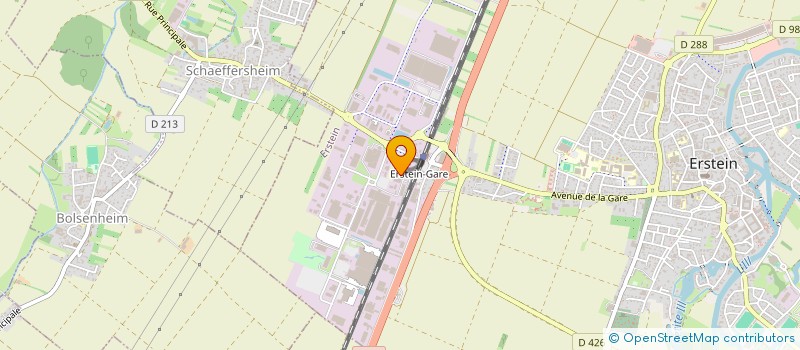 localisation de l'entreprise SCI KOVALEVSKA  ERSTEIN