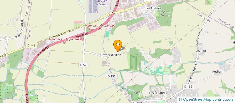 localisation de l'entreprise SCI KOVAM  CHAPONNAY