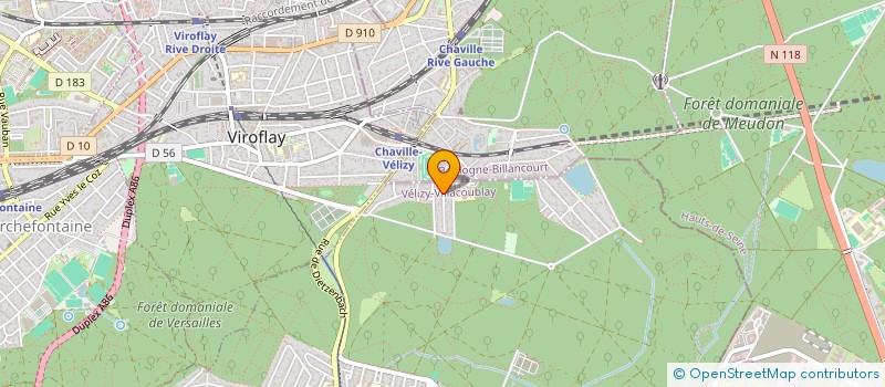 localisation de l'entreprise SCI KOVAQ  VELIZY-VILLACOUBLAY