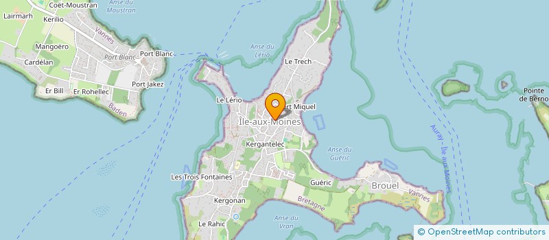 localisation de l'entreprise SCI KOZ  ILE-AUX-MOINES