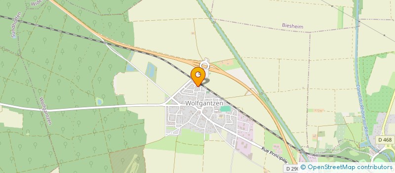 localisation de l'entreprise SCI KOZLOWSKA  WOLFGANTZEN