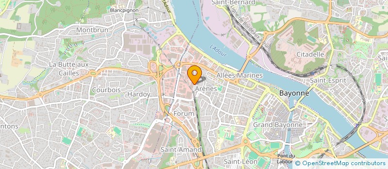 localisation de l'entreprise SCI KOZON à BAYONNE