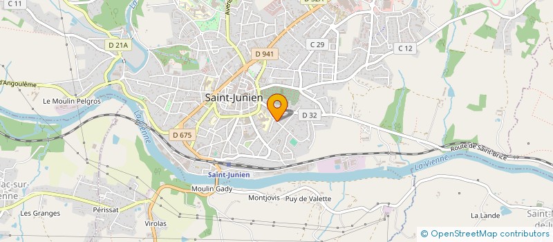 localisation de l'entreprise SCI KP à SAINT-JUNIEN
