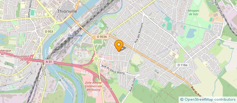 localisation de l'entreprise SCI KP DES CLERCS  YUTZ