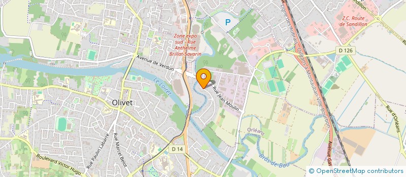localisation de l'entreprise SCI KP.ORLINZ à ORLEANS