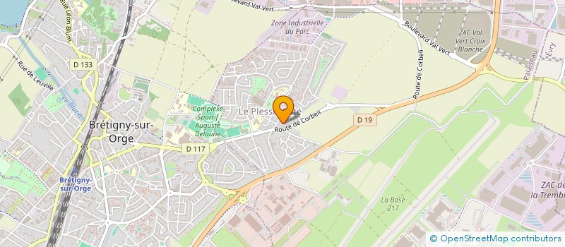 localisation de l'entreprise SCI KP2  LE PLESSIS-PATE