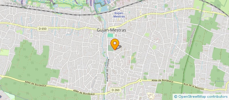 localisation de l'entreprise SCI KPESTE  GUJAN-MESTRAS