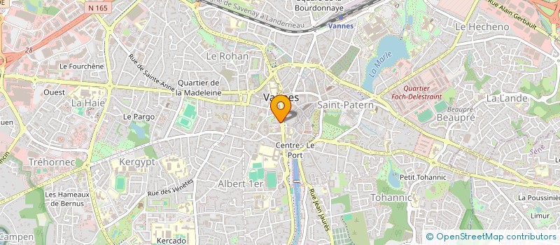 localisation de l'entreprise SCI KPLA INVESTISSEMENTS à VANNES