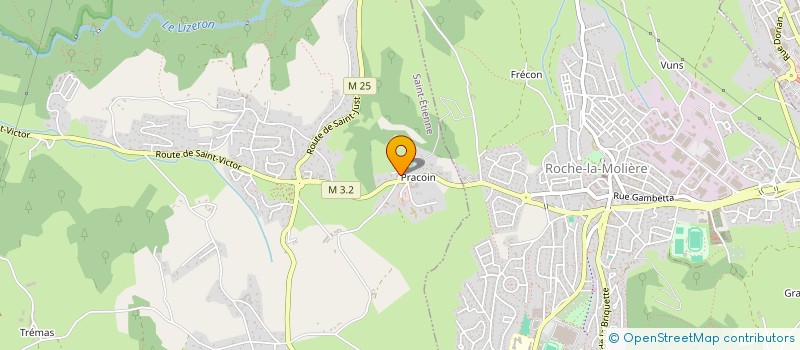 localisation de l'entreprise SCI KPLG  SAINT-ETIENNE