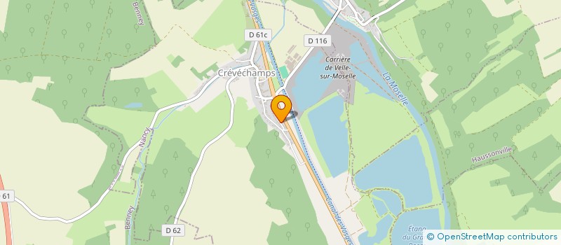 localisation de l'entreprise SCI KPLS  CREVECHAMPS