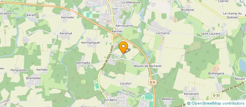 localisation de l'entreprise SCI KPM à KERVIGNAC