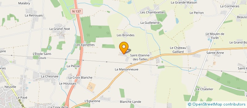 localisation de l'entreprise SCI KPM  HERIC