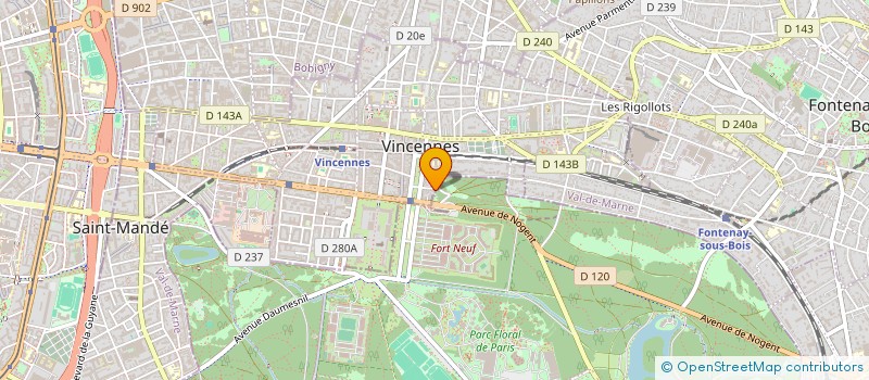 localisation de l'entreprise SCI KPS à VINCENNES