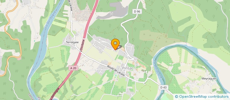 localisation de l'entreprise SCI KPS  PINSAC