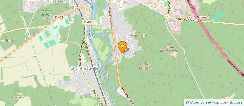 localisation de l'entreprise SCI KPS  NEMOURS