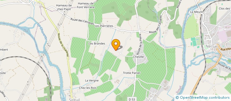 localisation de l'entreprise SCI KR'HOME à SIREUIL