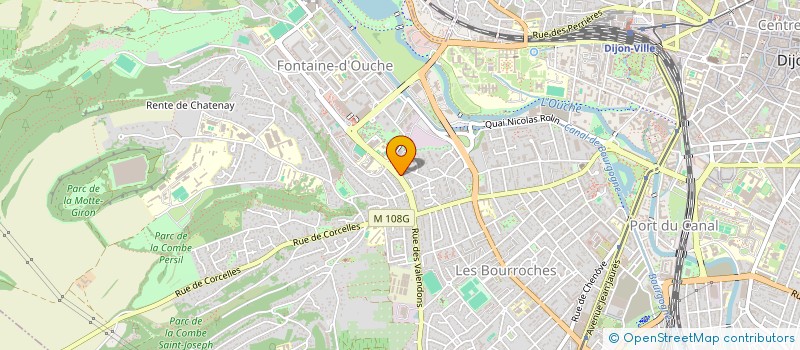 localisation de l'entreprise SCI KR21 à DIJON