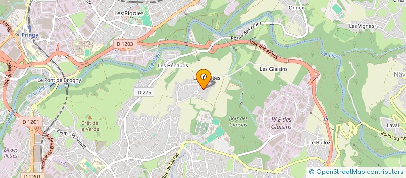 localisation de l'entreprise SCI KRABE & CO  ANNECY