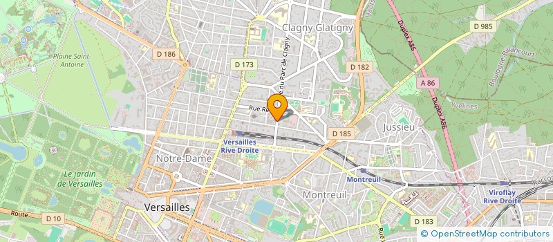 localisation de l'entreprise SCI KRAEPIEL-MOREL à VERSAILLES