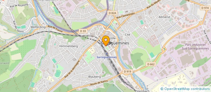 localisation de l'entreprise SCI KRAFT AVENIR à SARREGUEMINES