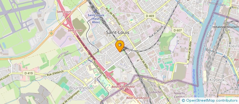 localisation de l'entreprise SCI KRAK17  SAINT-LOUIS