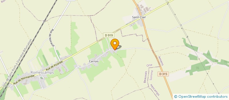 localisation de l'entreprise SCI KRAM  ROMESCAMPS