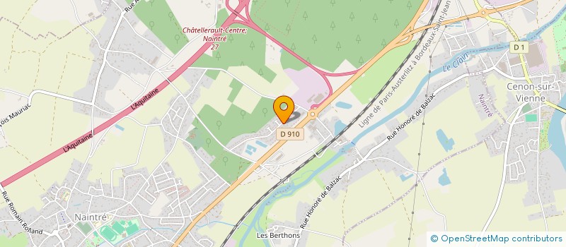 localisation de l'entreprise SCI KRANELO  NAINTRE